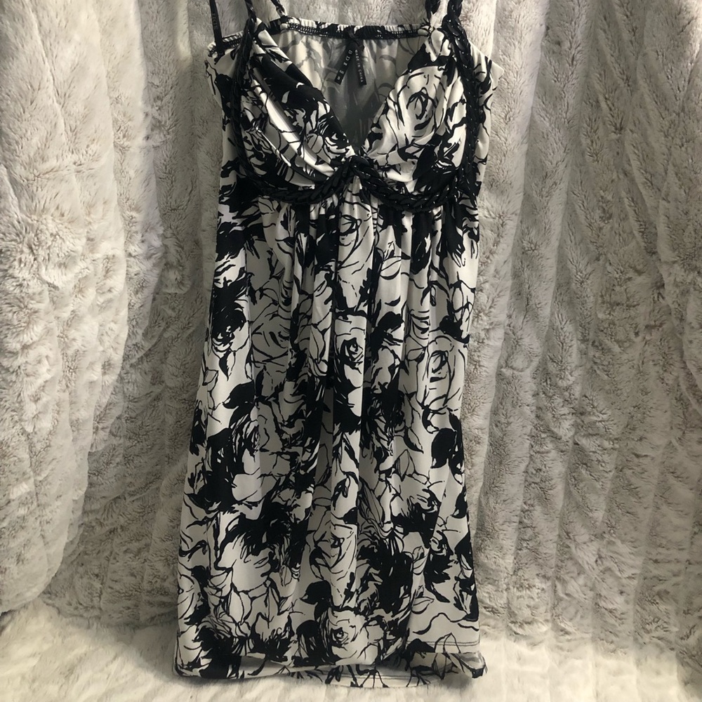 Black & White Cocktail Dress